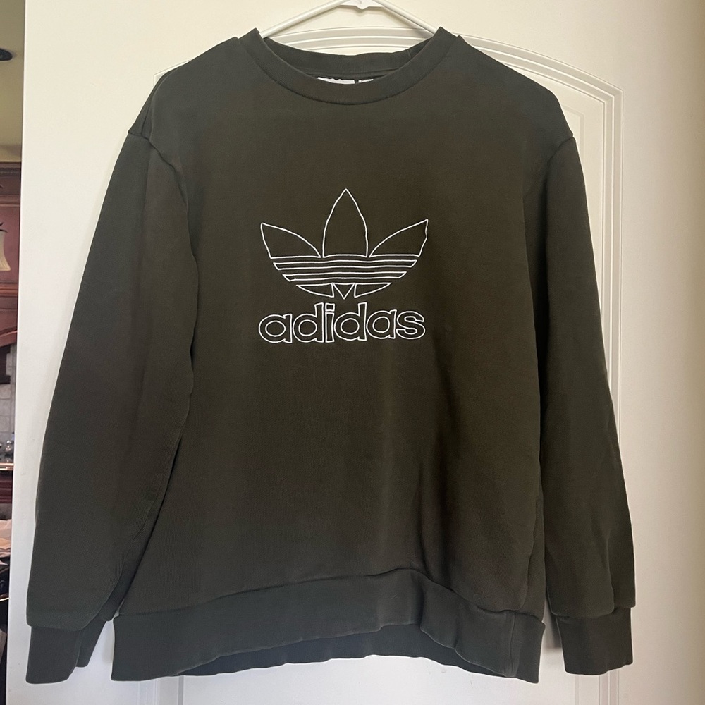 NWOT Adidas Originals Old School Trefoil Logo Women’s Crew Neck